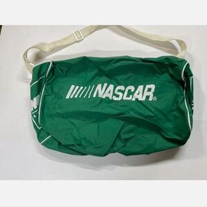 Nascar Vintage Duffel Bag Green MBNA America with Strap NEW